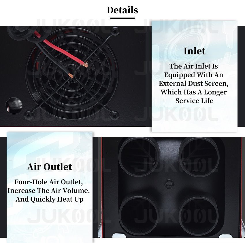 details of caravan air heater