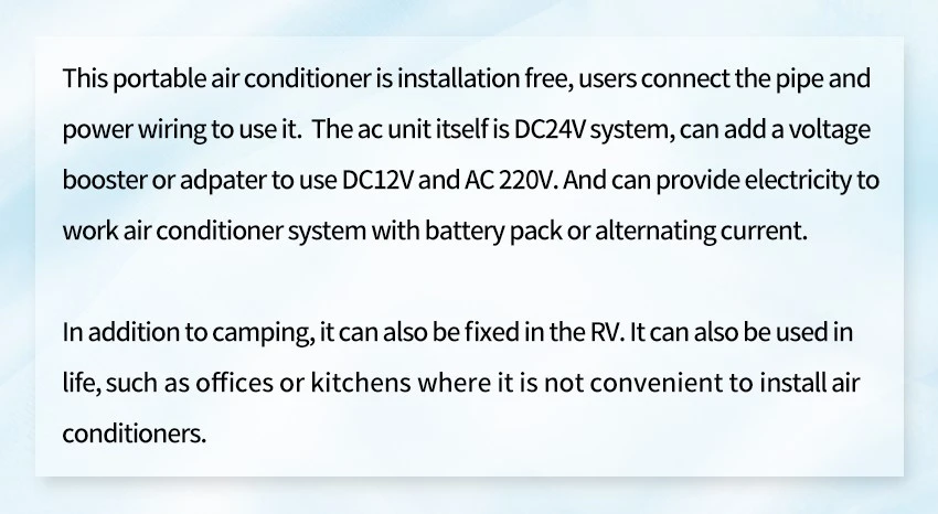 Installation and Application of Portable Air Conditioner For Car Camping